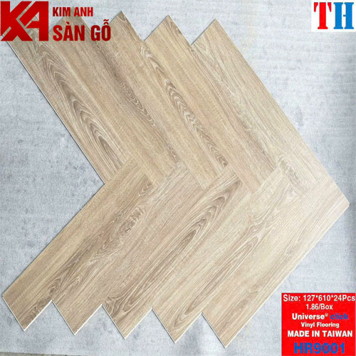 Sàn Nhựa Hèm Khóa Giả Gỗ Xương Cá TH-9001